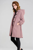 Regenjack met capuchon voor Dames | Waterafstotend Oversized