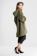Regenjack met capuchon voor Dames | Waterafstotend Oversized