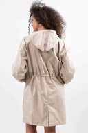 Regenjack met capuchon voor Dames | Waterafstotend Oversized