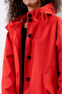Regenjack met capuchon voor Dames | Waterafstotend Oversized