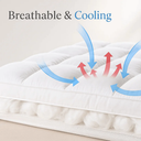 Breathable Cooling Mattress Topper for Soft and Comfortable Sleeping