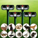 Solar-powered Outdoor Repellent Device with Infrared Motion Sensor