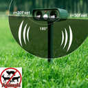 Solar-powered Outdoor Repellent Device with Infrared Motion Sensor