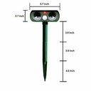 Solar-powered Outdoor Repellent Device with Infrared Motion Sensor