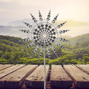 Anti-Rust Kinetic Metal Wind Spinner for Garden and Outdoor Decoration