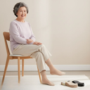 Anti-Slip Socks (10 pack) for Elderly | Non-binding, Wide Cuffs