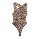 Asymmetrische bodysuit met ruches voor dames