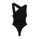 Asymmetrische bodysuit met ruches voor dames