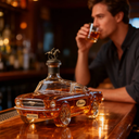 Auto Design Glazen Whiskey Karaf voor Thuisbar & Drankdisplay