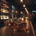 Auto Design Glazen Whiskey Karaf voor Thuisbar & Drankdisplay