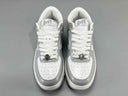 BAPE STA Grey White Patent Leather Sneakers