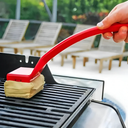 BBQ Grill Cleaning Brush with Long Handle and Steam Scrub Design