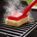 BBQ Grill Reinigingsborstel met Lange Handgreep en Stoomschrob Ontwerp