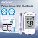 Bloedsuiker Meter Kit - Aicare - 100 Teststrips - Inclusief Lancetten