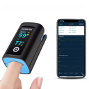 Bloedsuikermeter en bloedzuurstofmonitor - Vingerpulsoximeter Bluetooth-opslag