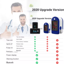 Bloedsuikermeter en bloedzuurstofmonitor - Vingerpulsoximeter Bluetooth-opslag