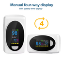 Bloedsuikermeter en bloedzuurstofmonitor - Oxiflow - LED-display - Vingertopmeter