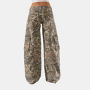 Camo Cargo Broek voor Dames | Meerdere Zakken en Ritssluiting
