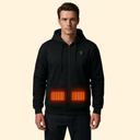 Verwarmde capuchontrui voor heren - Thermarix - Ritssluiting - Kangoeroezak