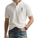 Classic Fit Polo Bear Mesh Polo Shirt