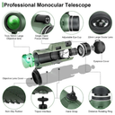 Compacte HD Monoculaire Telescoop voor Wandelen, Vogelspotten