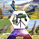 Compact Monocular Telescope for Outdoor Travel and Bird Watching