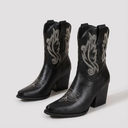 Cowboy Boots for Women | Embroidered Ankle Boots