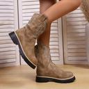 Cowboy Laarzen voor Dames | Halverwege Kuit Instapmodel