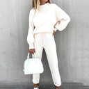 Dames Tweedelig Lounge Setje - Coltrui Top en Broek