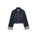 Kort denim jack voor dames