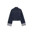 Kort denim jack voor dames