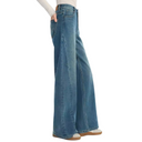 Dames jeans met wijde pijpen