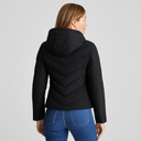 Gewatteerde jas met capuchon voor dames
