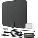 Digital Indoor HDTV Antenna with Signal Booster for Local TV Channels