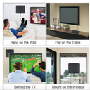 Digital Indoor HDTV Antenna with Signal Booster for Local TV Channels