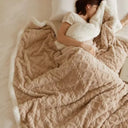 Dikke Winter Lamswollen Deken - WarmWool - Slaapkamer Deken