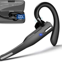 Wireless Bluetooth 5.1 Trucker Headset with Dual Microphone and Hands-free Calling