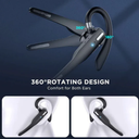 Wireless Bluetooth 5.1 Trucker Headset with Dual Microphone and Hands-free Calling