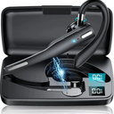 Wireless Bluetooth 5.1 Trucker Headset with Dual Microphone and Hands-free Calling