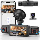 Wireless Dual Dashcam with Front and Rear Recording and Night Vision