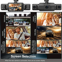 Wireless Dual Dashcam with Front and Rear Recording and Night Vision