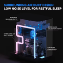 Portable Oxygen Device with Adjustable Flow, Timer and Quiet Operation for Home Use