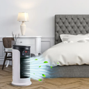 Portable Indoor Air Cooler with Compact Tower Design Without Window Installation