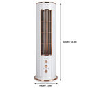 Draagbare Bladloze Desktop Luchtkoeler Ventilator met Afstandsbediening