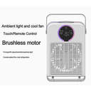 Draagbare Desktop Koelventilator met Mist Spray en Touchbediening