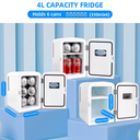 Portable Mini Beauty Refrigerator for Skin Care and Cosmetics with Cooling and Keep Warm Function