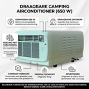 650W portable camping air conditioner for tents