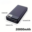 Draagbare powerbank - Voltareo - LED-scherm - Multi-interface