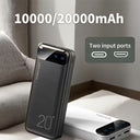 Draagbare powerbank 10000-20000 mAh - Voltaro - LED-scherm - Dubbele USB-uitgang