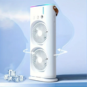 Double Head Portable Desktop Cooling Fan for Home and Office